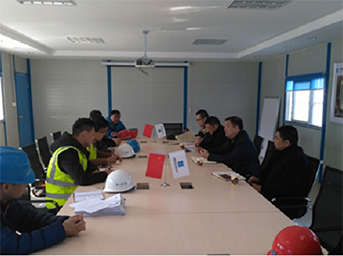 公司各在建項目節后復工前隱患排查工作有序開展