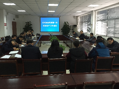 公司召開2016年度第一次安全生產工作會議